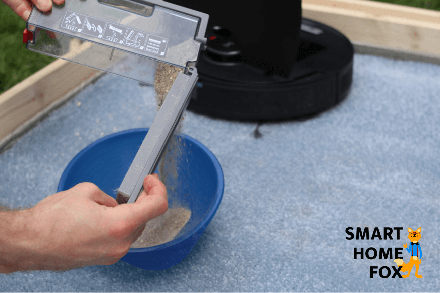 Песок взвешивается после теста